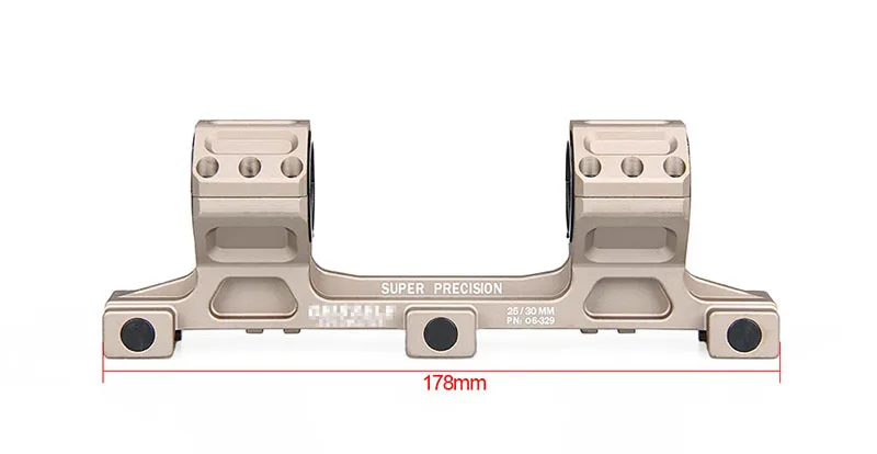 Canis Latrans Aluminum 25-30mm double ring QD scope mount fits 21mm rail for hunting HK24-0144