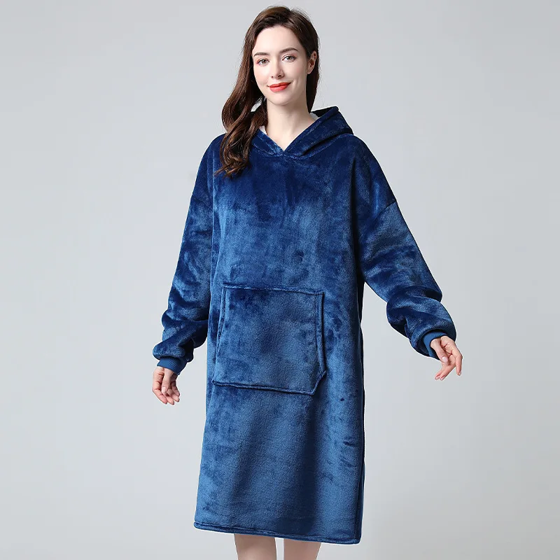 Glutnel-Vêtements de nuit à capuche pour hommes et femmes, Robe Kimono, Peignoir, Vêtements de nuit d\'hiver, IQUE Gown pour la maison, Smile Lingerie