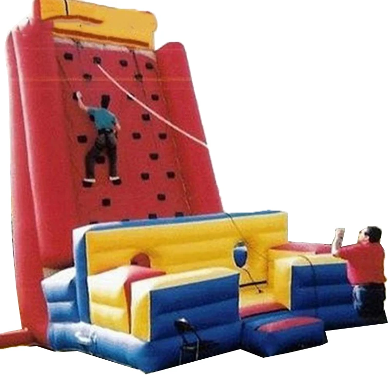 Inflatable Climbing Wall Sports 5*4.3*7.3 Meters Climbing Stone Inflatable For Outdoor Play With Good Quality