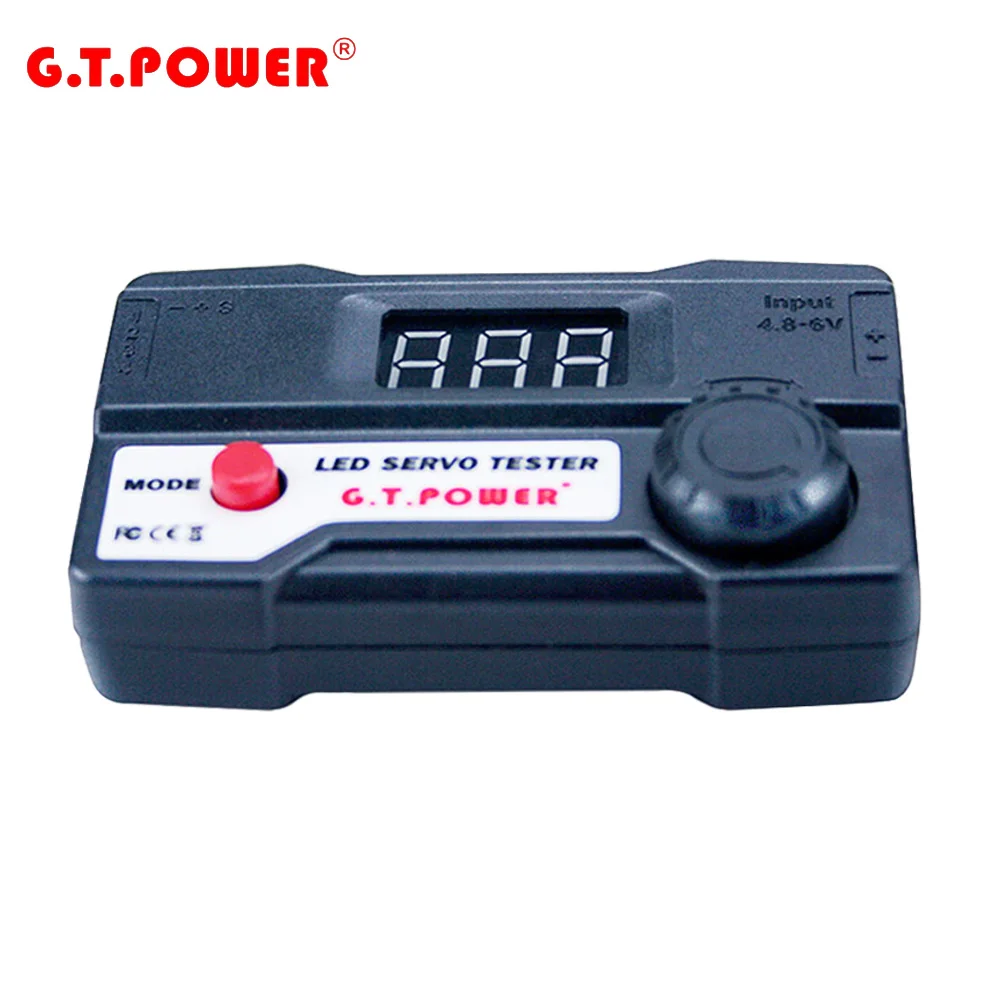 G.T.Power Digital Tube/Servo/ESC Consistency Tester With LED Display PWM Meter RC Car Truck Airplane Boat Model