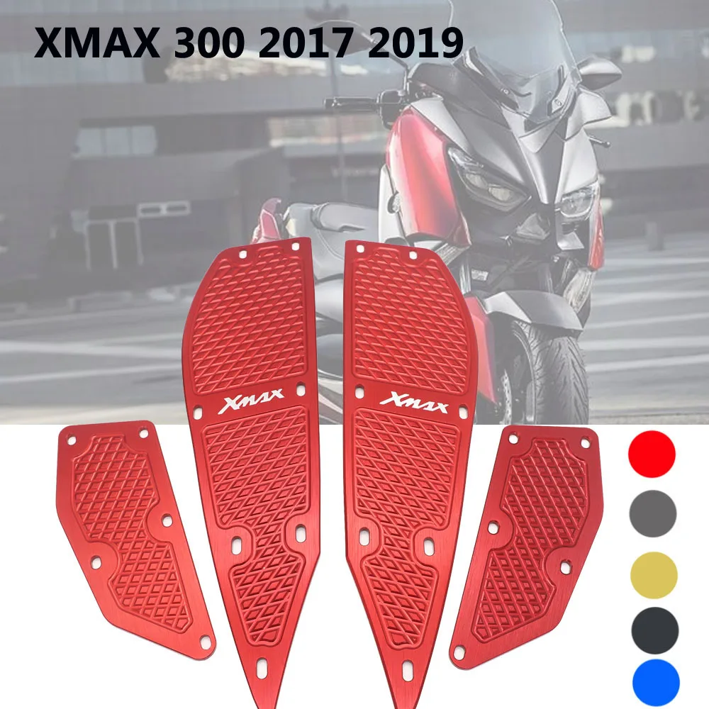 

Motorcycle Modified X MAX 2017-2019 Accessories CNC Footrest Footpads Foot Pegs Pedals Plate Pads For Yamaha XMAX300 400 125 250