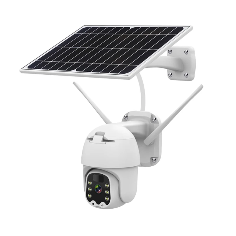 

Gadinan IP Camera 1080P 4G Sim Card /WiFi Solar PTZ Speed Dome Camera Security Low Power Consumption Wireless CCTV Outdoor Cam