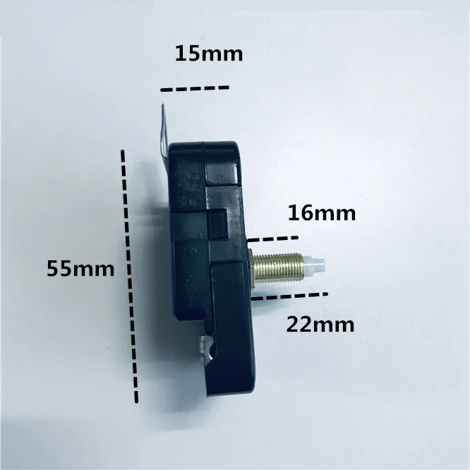 벽시계 이동 메커니즘, 긴 나사 축 길이 22mm 석영 시계 스텝 무브먼트, 후크 및 블랙 핸즈, M2188, 신제품