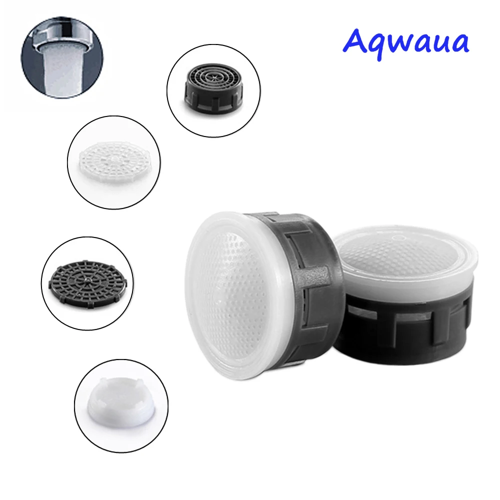 

Aqwaua Faucet Aerator Core Part 24MM/22MM Spout Bubbler Filter Accessories Full Flow Attachment for Crane