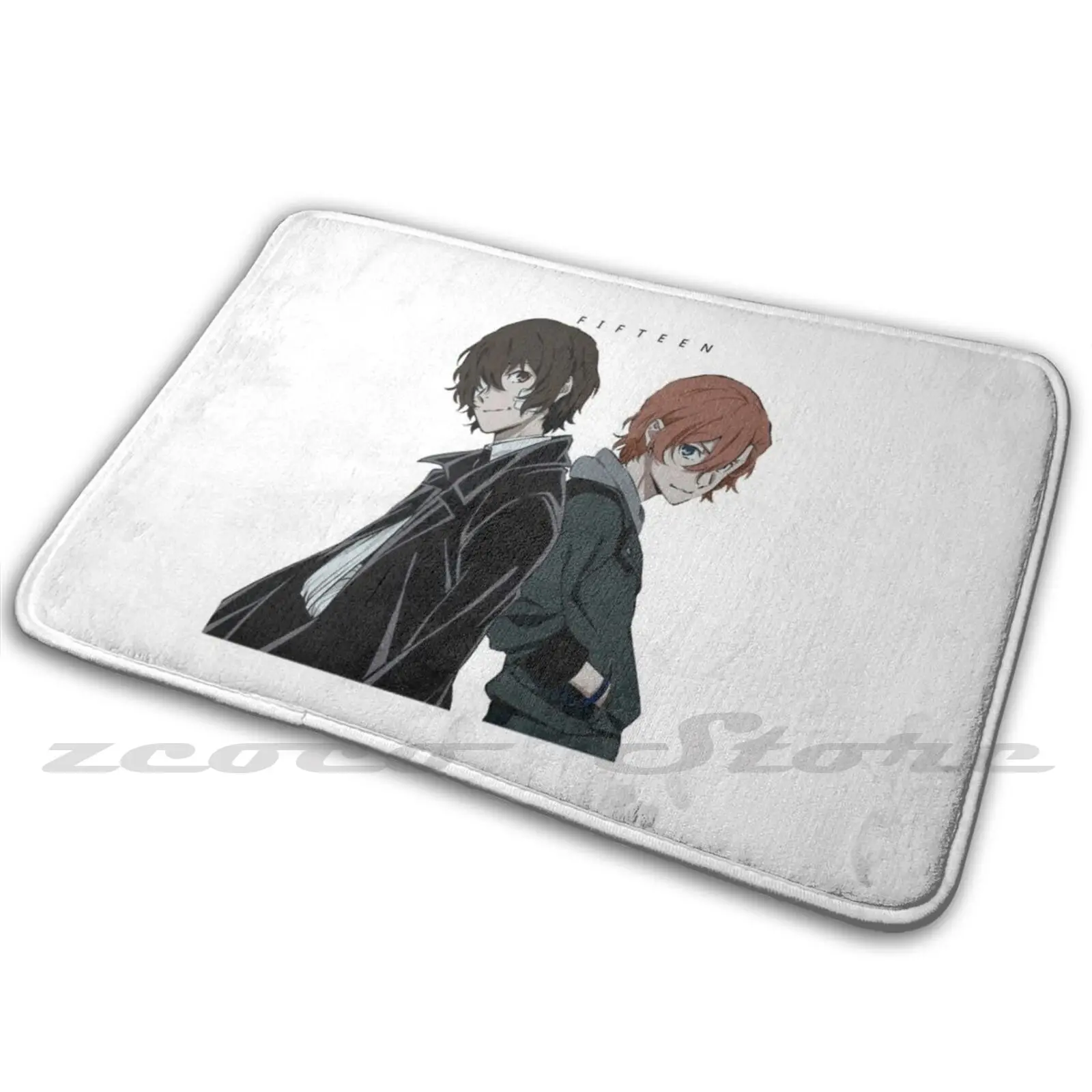 Soukoku , Dazai Osamu & Chuuya Nakahara-Bungou Stray Dogs Anime Soft Mat Doorway Non-Slip Water Uptake Carpet Dazai Osamu