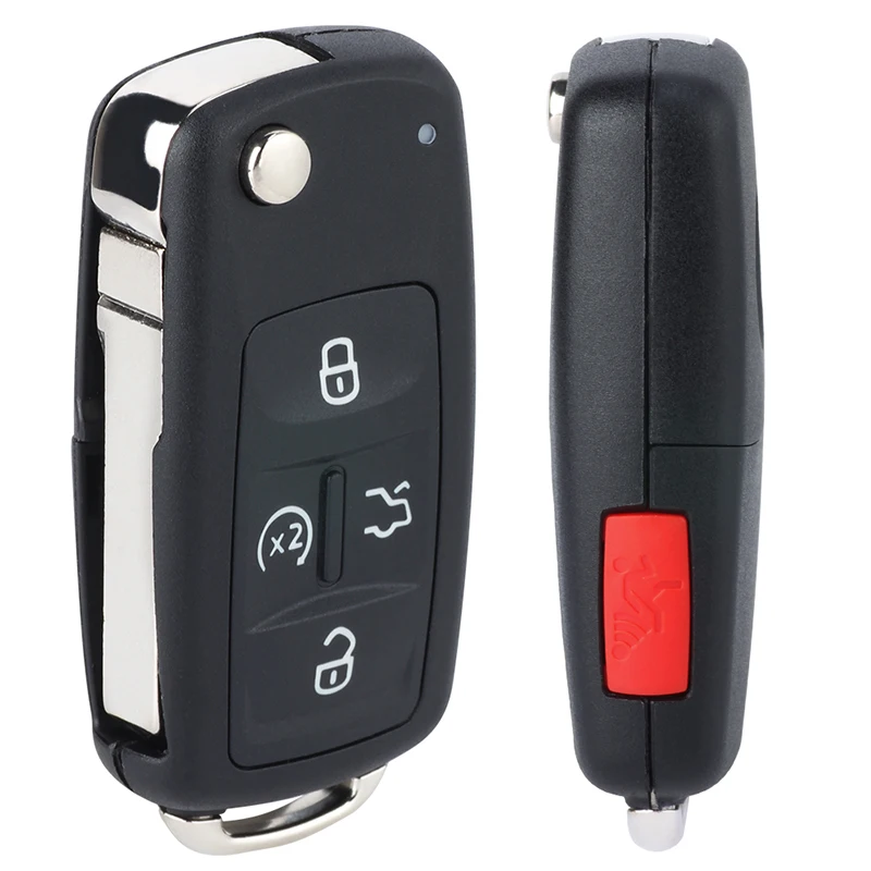 KEYECU 315MHz ID48 Chip 561 837 202 A / 561837202D Remote Key Fob for Volkswagen Golf Beetle Jetta Passat R32 Eos GTI Rabbit CC