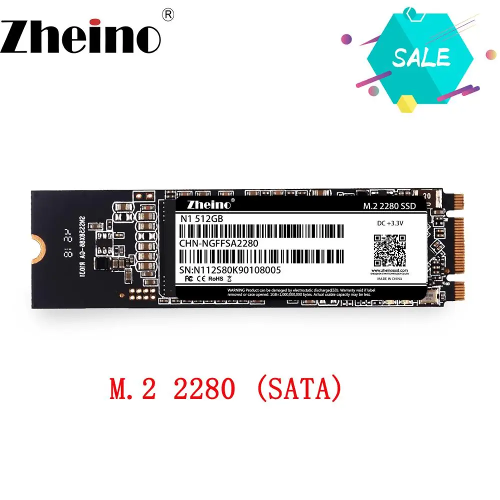 

Zheino M.2 2280 128GB 256GB 512GB 1TB SSD M.2 NGFF SSD Internal Solid State Hard Drives For Laptop Desktop