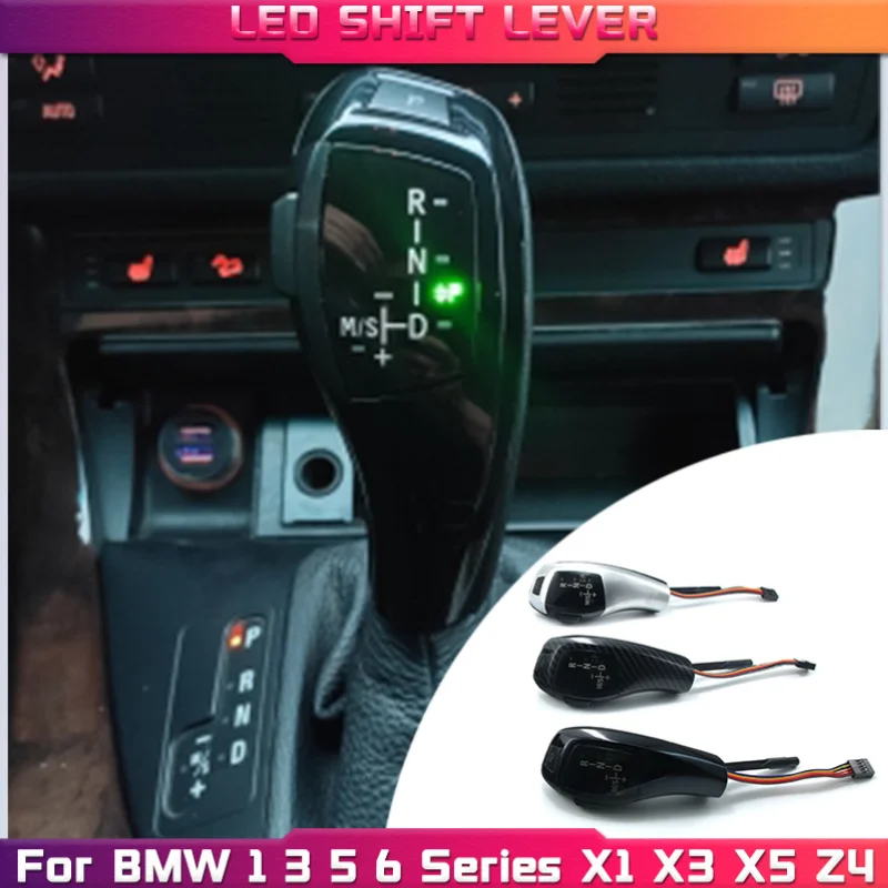 

For BMW 1 3 6 5 Series E38 E39 E46 E60 E61 E63 E64 E81 E82 E83 E84 E90 E91 E92 E93 LED Gear Shift Knob Shifter Lever Accessories