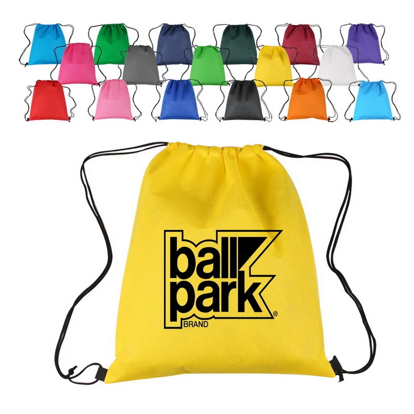 

Custom Soft Draw String Gift Shopping Bag Sports Gym Logo Promotional Drawstring Backpack Bag