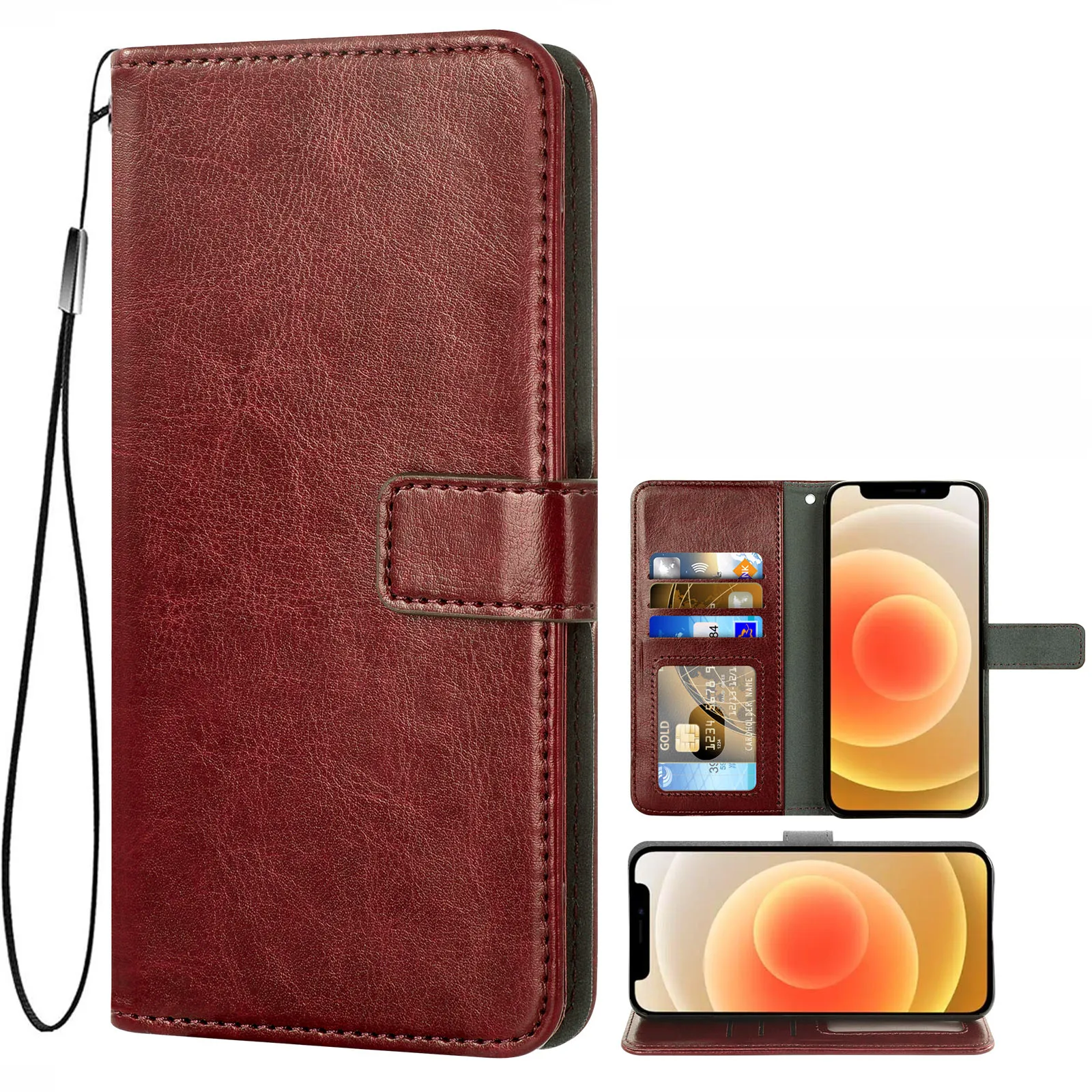 Spliced Wallet Mobiele Telefoon Cover For Lg V60 50 40 30 Plus V35 V20 10 LG Stylo 7 4G 5G Stylo 6 5 4 3 2 V 60 Stylo6 Stylo7 4g