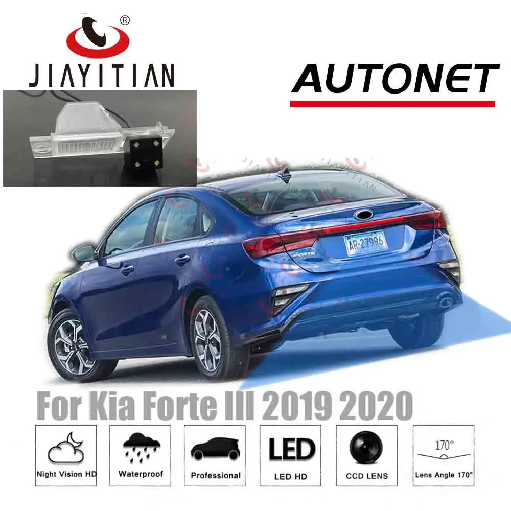 

Камера заднего вида JIAYITIAN для Kia Forte 3 III, новая, Для Седана 2019, 2020, 2021, CCD, ночного видения, резервного копирования