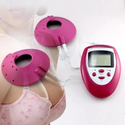 Enlarge Women Breast Massage Machine Chest Cup Enhancer Enlargement Massager Bra Patches Electric Muscle Stimulator