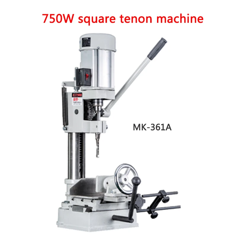 Woodworking Drilling Square Tenon Machine Brushless Induction Motor Tenoning Machine Small Square Hole Drilling Machine 380V