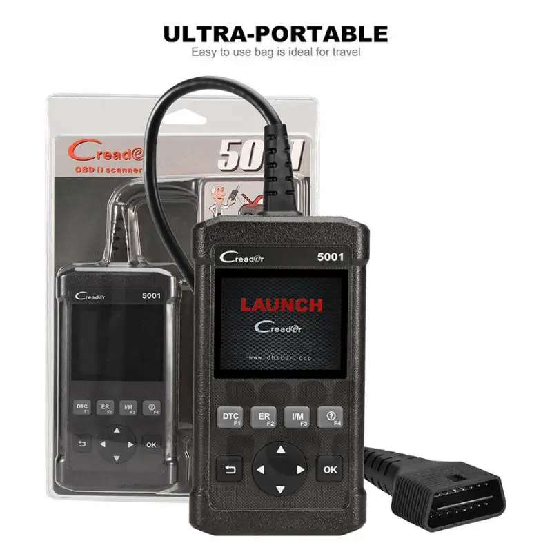 Launch Code Reader 5001 Vehicle Diagnostic Tool Full OBDII/EOBD Diagnostic Functions Car Scanner Diagnostic Tool