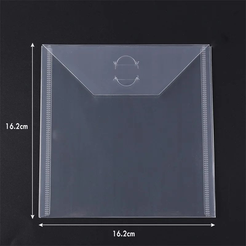 10 Pcs/Lot Storage 6.4*6.4 inch Pockets Plastic Sheets For Portable Collect Cutting Dies Cards Scrapbook CardstocK Clear Stamps