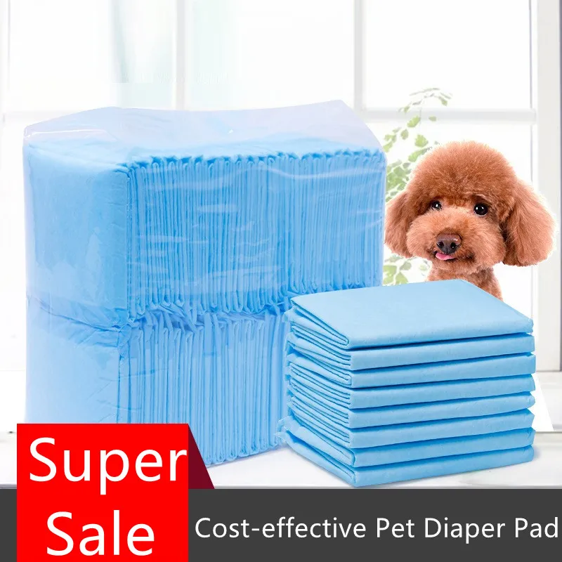 Pañales desechables para perros y gatos, productos de aseo para mascotas, esterilla, accesorios para el cuidado de cachorros, piezas, 20/40/60/100 S-XL