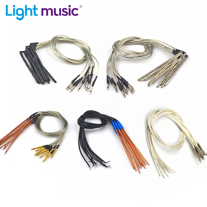 12pcs Soft Acoustic Guitar Preamp Bridge Saddle Piezo Under Pickup Rod Piezo for Guitar Ukulele Bass Violin Guitar Accessories