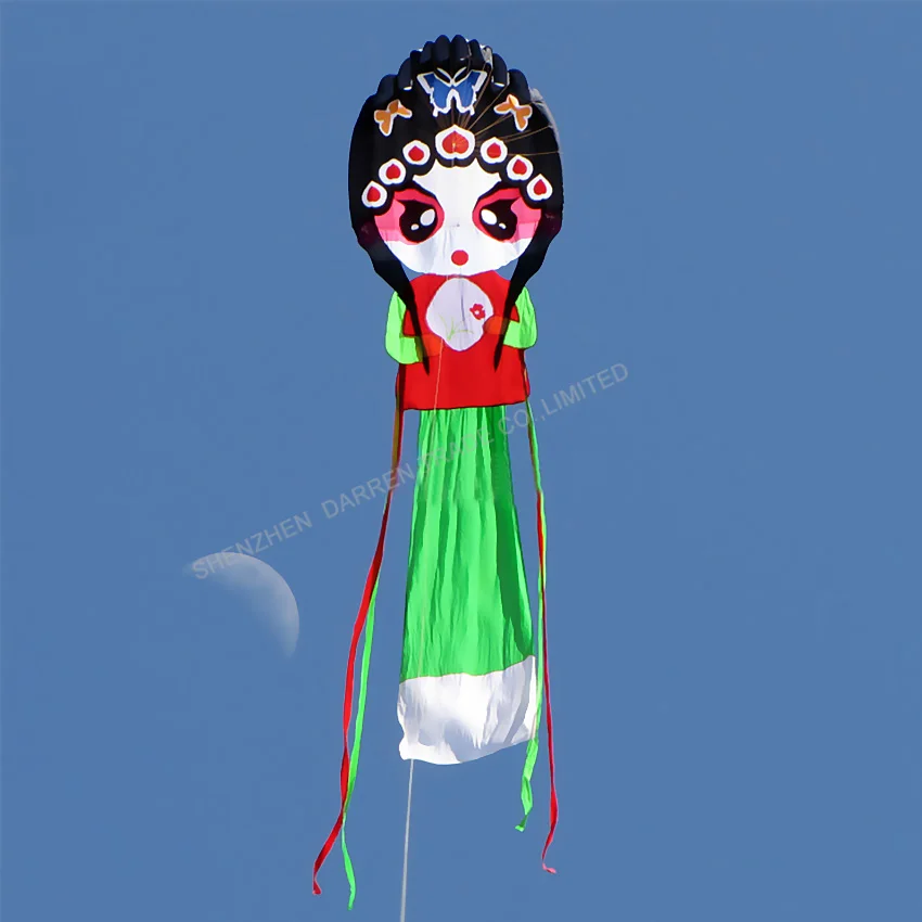 

1PC High quality 2.25 m*10 m Outdoor Sports flying toys vivid and beautiful Chinese traditional Peking Opera kite