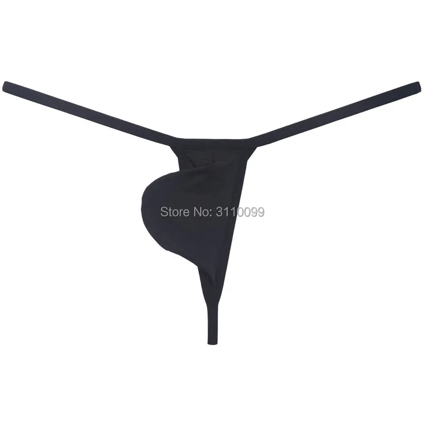 Men Super Soft Smooth T-back Underwear Mini Bikini Bulge Pouch Skinny Panties G-string Tangas