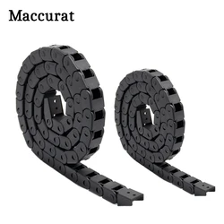 3D printer parts  1m Black Nylon Cable Drag Chain Wire Carrier for 3D Printer CNC Machine 10x10mm 7x7mm