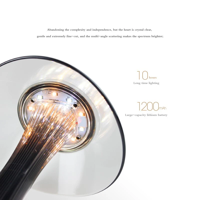 Modern LED Table Lamp Touch Dimmable Table Lights Eye-Protect Reading Desk Lamp Bedside Lamp Library Decor with USB Plug Bedroom