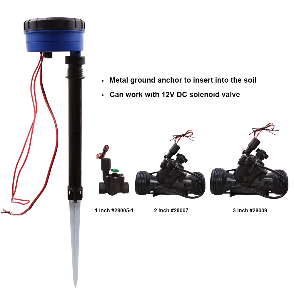 1 Station Garden automatyczne nawadnianie DC 3V kontroler wejściowy czasowy wyłącznik przepływu wody System nawadniania używany z 9-12V zawór