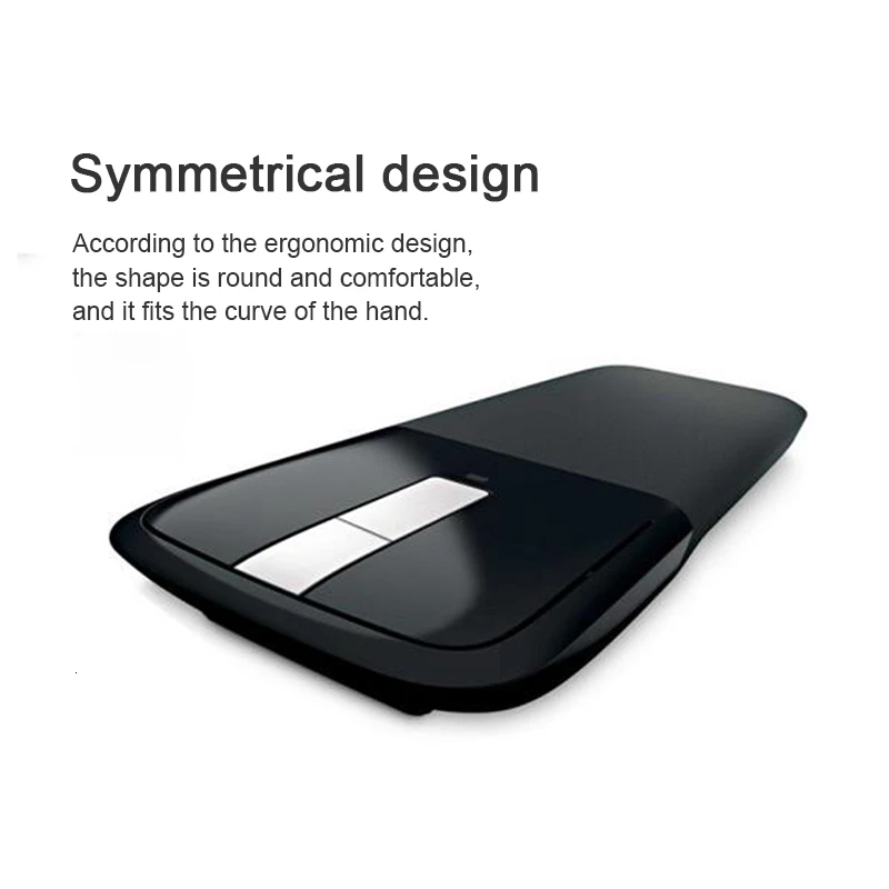 Wireless Bluetooth Mouse Arc Touch Folding Mouse 1200DPI Optical Ergonomic Mice Portable Gamer Office Mause For Macbook Laptop