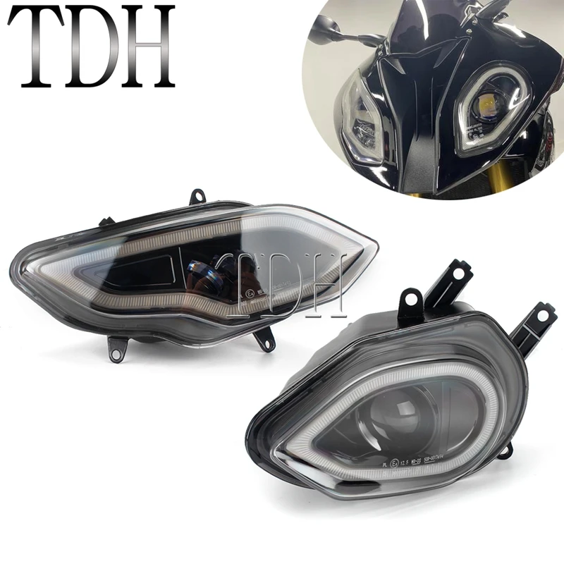 

LED Headlight For BMW S1000RR S 1000 RR 2015-2018 LED Head Light Lamp DRL Assembly Kit High Low Beam Headlamp Lighting E4 E-Mark