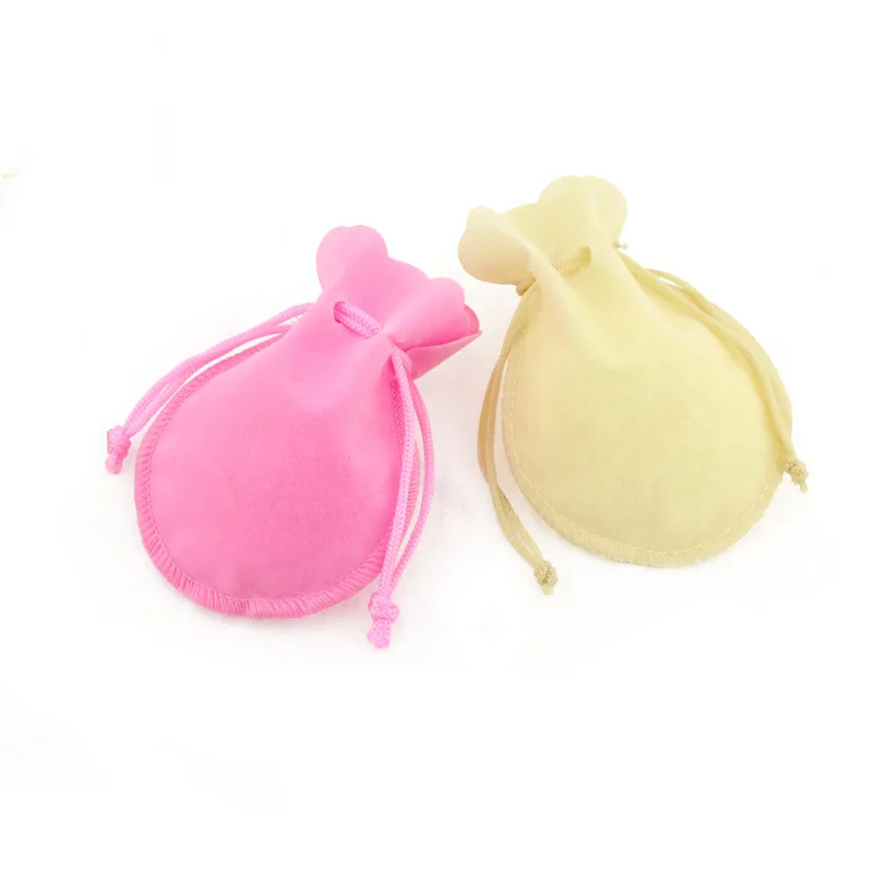 Jewelry Pouch Velvet Packing Bag Drawstring Gift Bag 50pcs/Lot 7x9 9x12 Used for Wedding Candy Cake Bag Advertising bag