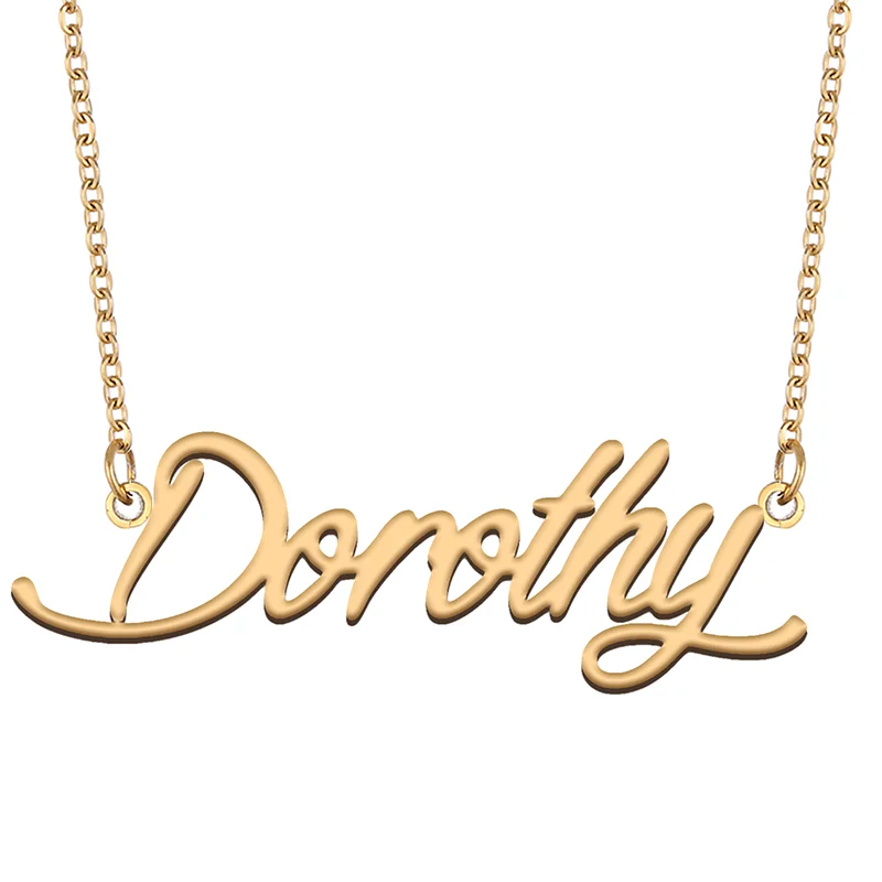 

Necklace with Name Dorothy for His Her Family Member Best Friend Birthday Gifts on Christmas Mother Day Valentine's Day