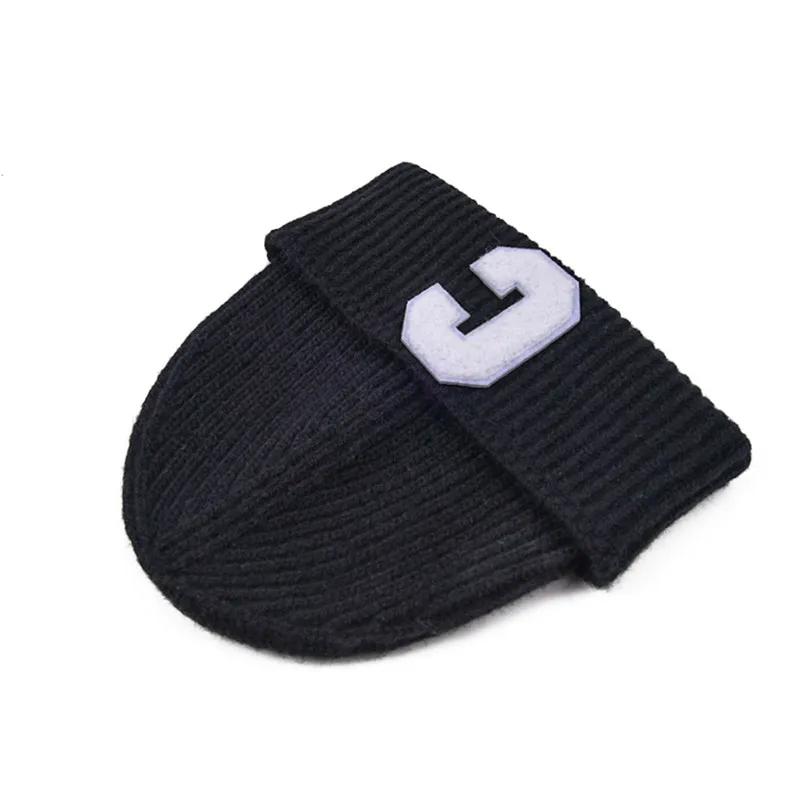 Winter Unisex Women Multi color C letter Beanie cap Hot Men Outdoor Thick warm Skullies Hat Hip hop Sport Ski Knitted hats