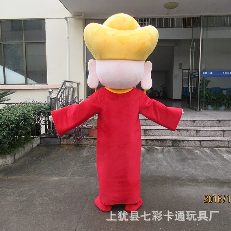 China Journey To The West Tang Monk Mascot Costume Walking Doll Costume Cartoon Fursuit Doll Costume