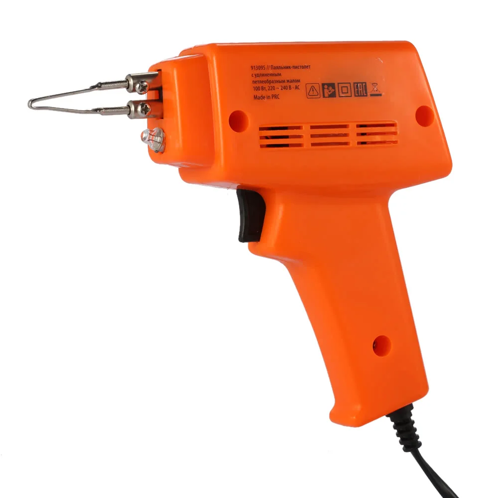 

Household Electric Soldering Iron Lighting Solder Gun Set Rapid Heating with Solder Tip Paste Wire 220-240V 100W