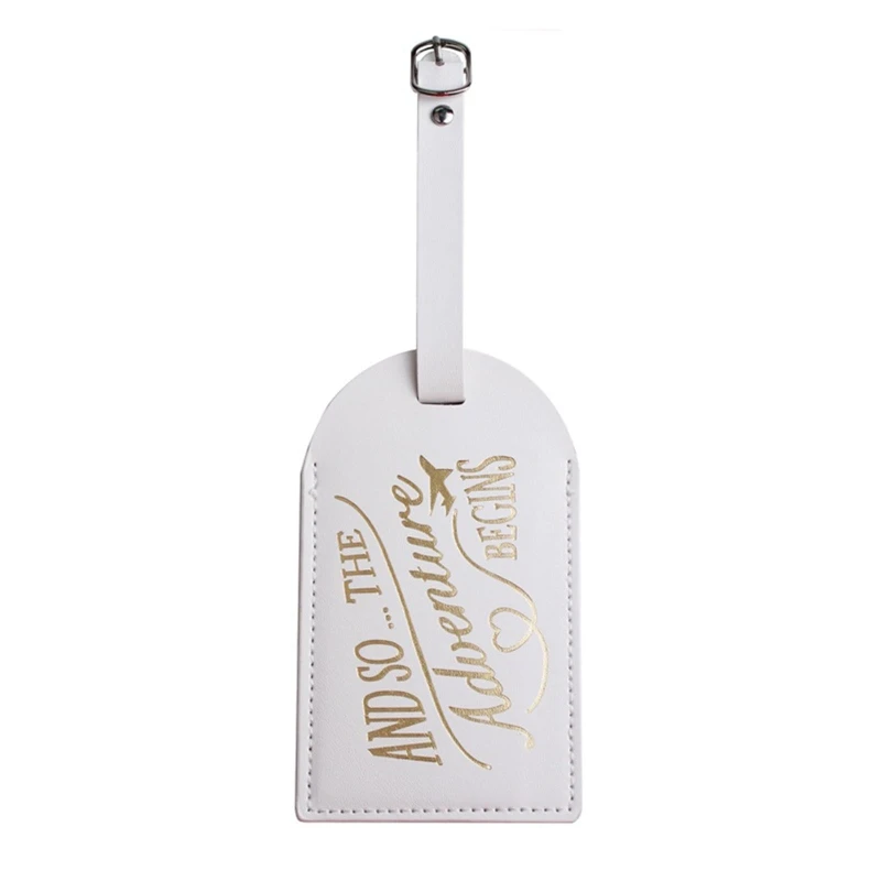 H7JF Suitcase Luggage Tags Name Address Holder Identifier Label Tag Wedding Gift