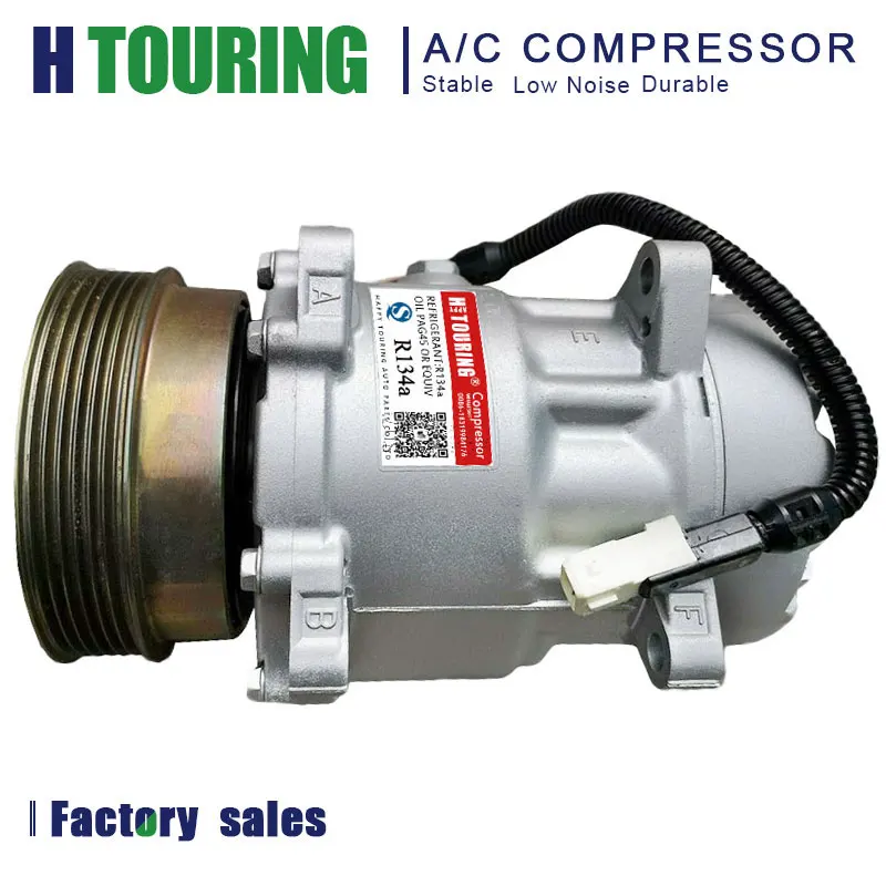 9630014080 8FK351127361 TSP0155248 92020139 1209 6453AX SD7V16 AC Compressor For Citroen C5 C8 / Peugeot 406 / Renault Espace