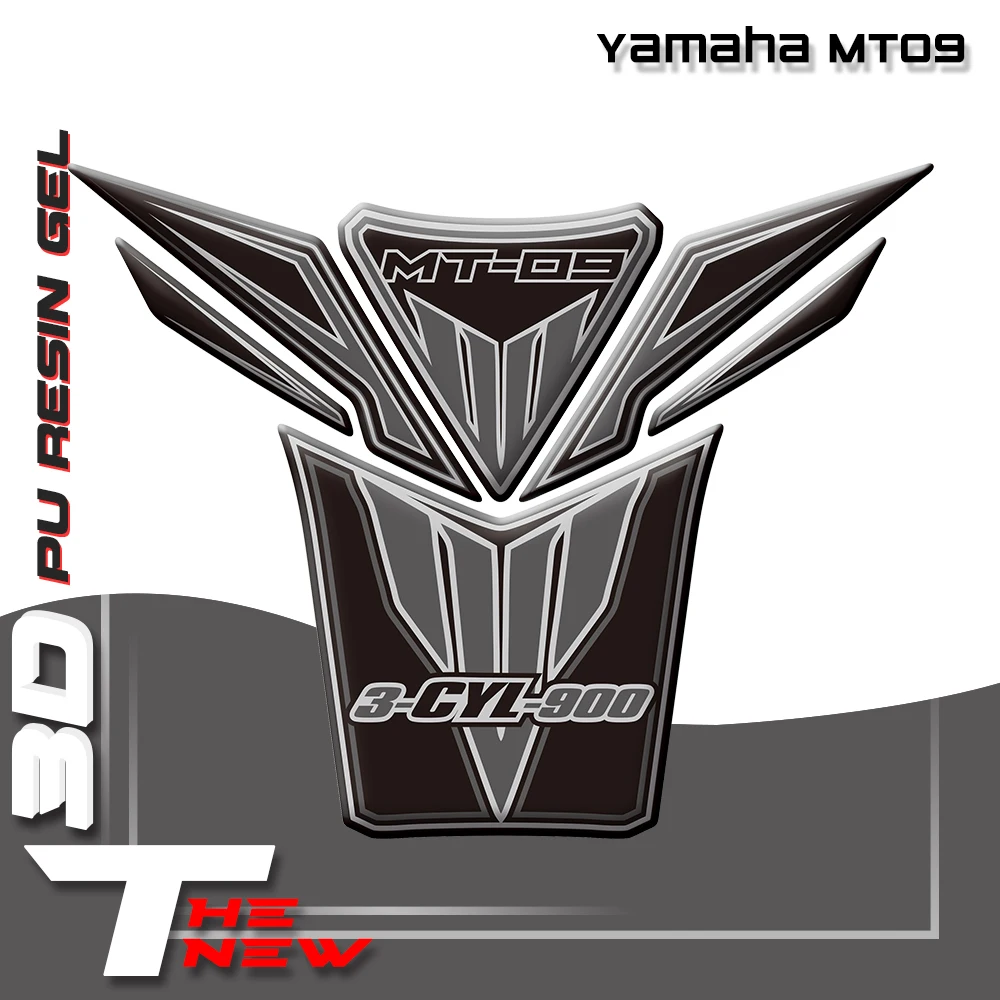 

Motorcycle 3D Emblem Tank Pad Protection Decal Sticker Tank Pad Protector Decal For Yamaha MT09 2013 2014 2015 MT-09