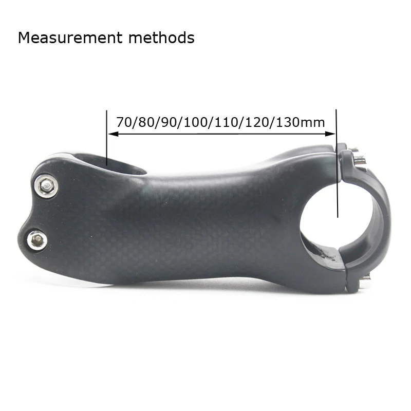 No Logo MTB Carbon Stem 31.8mm Road Bicycle Stems 6/17 Degree 3K Gloss Mountain Bike Stem 70/80/90/100/110/120/130mm