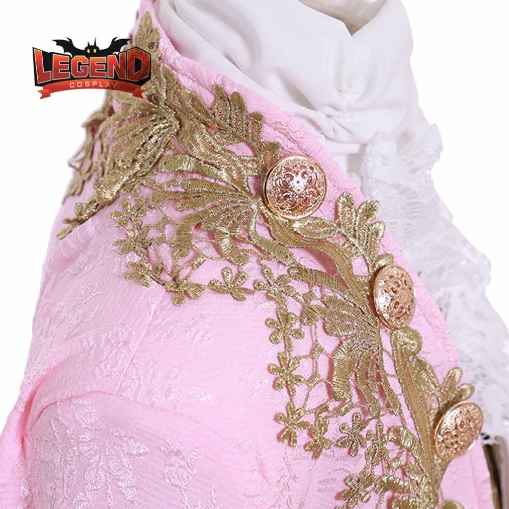 Medievale Vittoriano I Bambini Vestito Operato Outfit Cosplay Costume Rosa Rococò Della Corte Vestito Storico Outfit Ragazzi Costume su Ordine