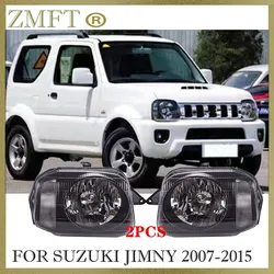 2PCS Left and Right Car Front Bumper Head Lamp For Suzuki Jimny 2007 2008 2009 2010 2011 2012 2013 2014 2015 Headlight No Bulbs