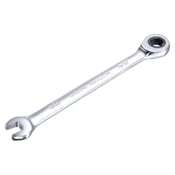 uxcell 9/32 Inch Ratcheting Combination Wrench SAE 72 Teeth 12 Point Ratchet Box Ended Spanner Tools, Cr-V