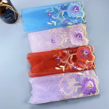 3 yardpoliestere ricamo pizzo fatto a mano bambola tessuto tovaglia divano cuscino decorazione accessori decorazione abito da sposa fai da te