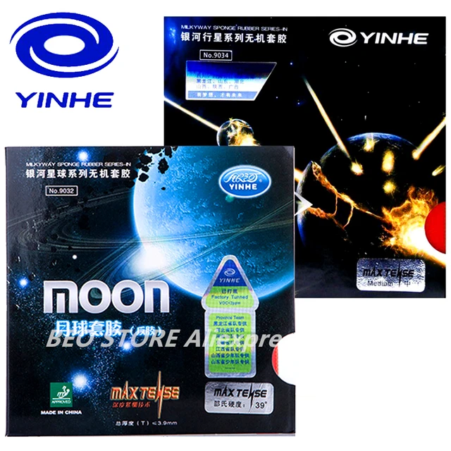 Yinhe Moon SPEED Max Tense No Factory Tuned pipsy w gumie do tenisa stołowego z gąbką do rakiety do ping-ponga
