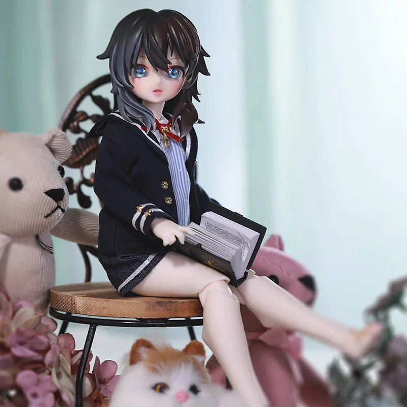 ตุ๊กตาBJD Shuga Fairyศัตรู 1/6 เรซิ่นวิกผมสําหรับเด็กSurpriseของขวัญสําหรับตุ๊กตาสาวอะนิเมะของเล่นเรซิ่นวิกผมสัตว์รุ่น