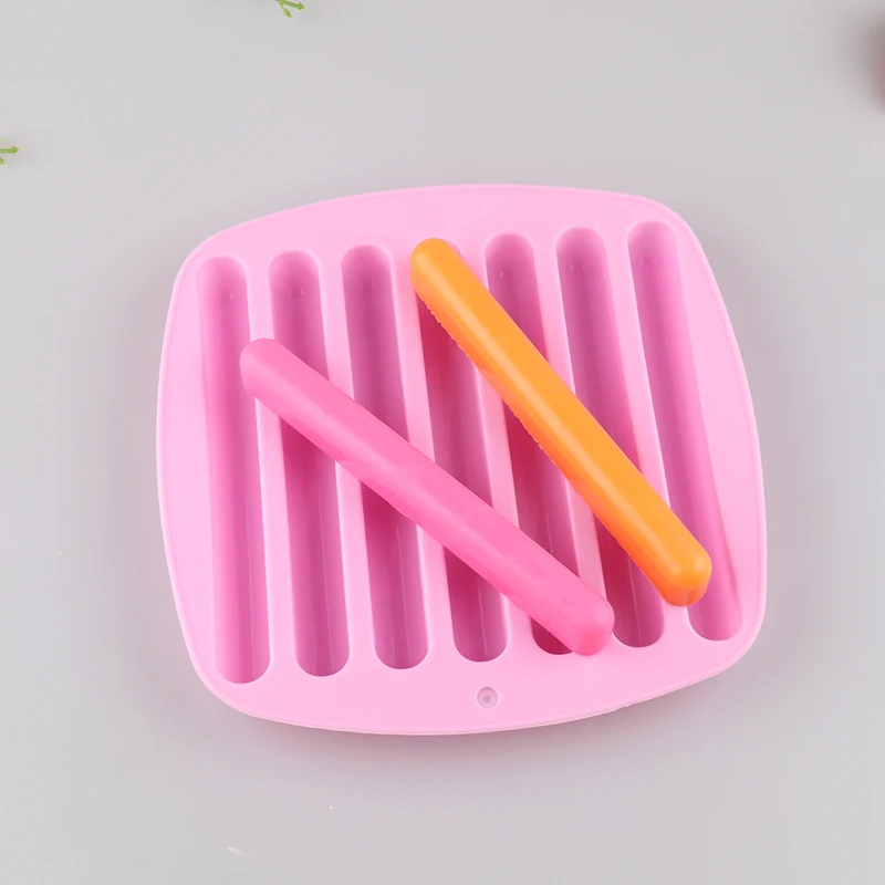 7 Finger Biscuit Silicone Mold For Chocolate Candy Fingers Biscuit Cake Form Pastry Stick Cookies Cake Decoration Tools