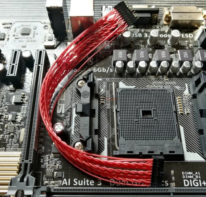 섀시 전면 패널 마더보드 연장 케이블, USB3.0 은도금 연장 케이블, 19 핀, 20 핀, 20cm