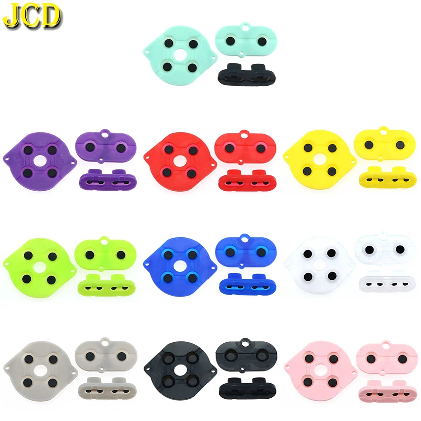 

JCD 10Set/Lot Rubber Conductive Button A-B D-pad For GameBoy Color GBC Silicone Start Select Keypad