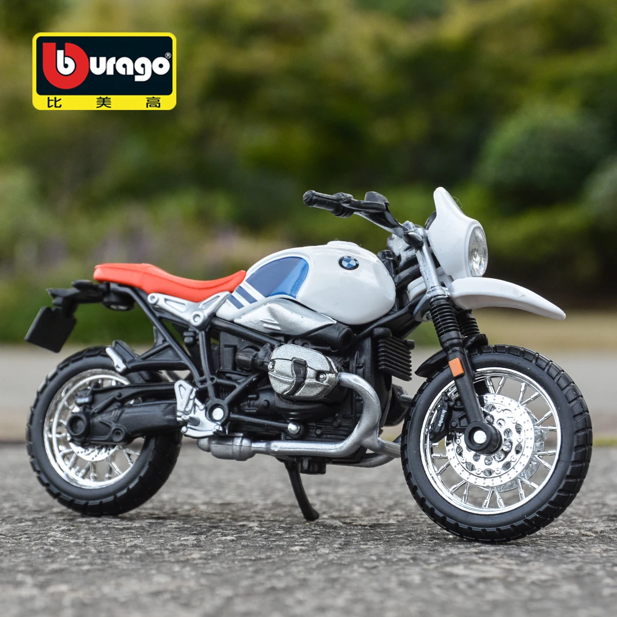 

Bburago 1:18 BMW R nineT Urban GS original authorized simulation alloy motorcycle model toy car gift collection