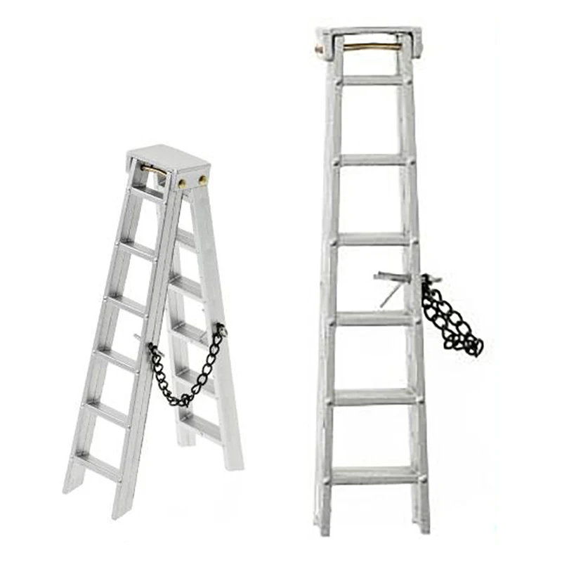 1Pcs 100MM 150MM Aluminum Mini Ladder for 1:10 RC Rock Crawler Axial SCX10 90046 New