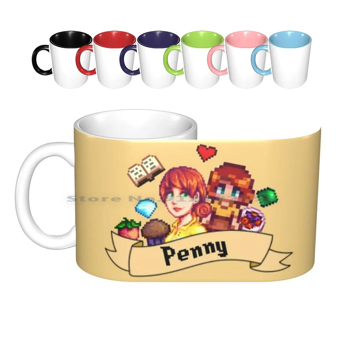 Penny-Stardew Valley Ceramic Mugs Coffee Cups Milk Tea Mug Penny Penny Stardew Valley Stardew Valley Stardew Gaming Creative