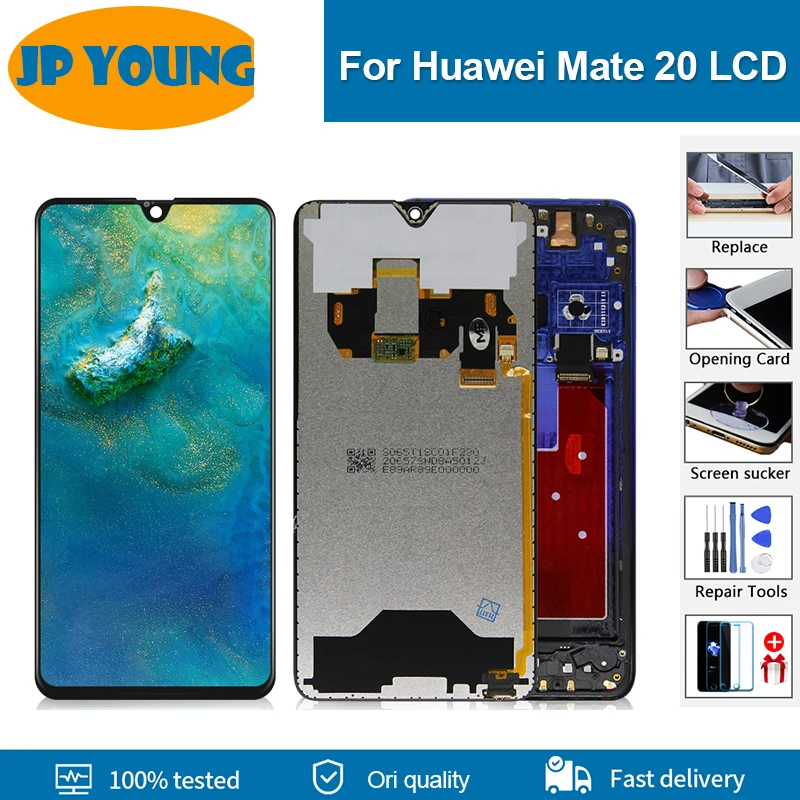 

6.53" LCD For Huawei Mate 20 LCD Display Touch Screen HMA-L29 HMA-L09 HMA-LX9 HMA-AL00 HMA-TL00 LCD Digitizer Replacement Parts